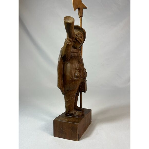 Vintage Maritime Folk Art Wood Carved Night Watchman - Picture 3 of 10